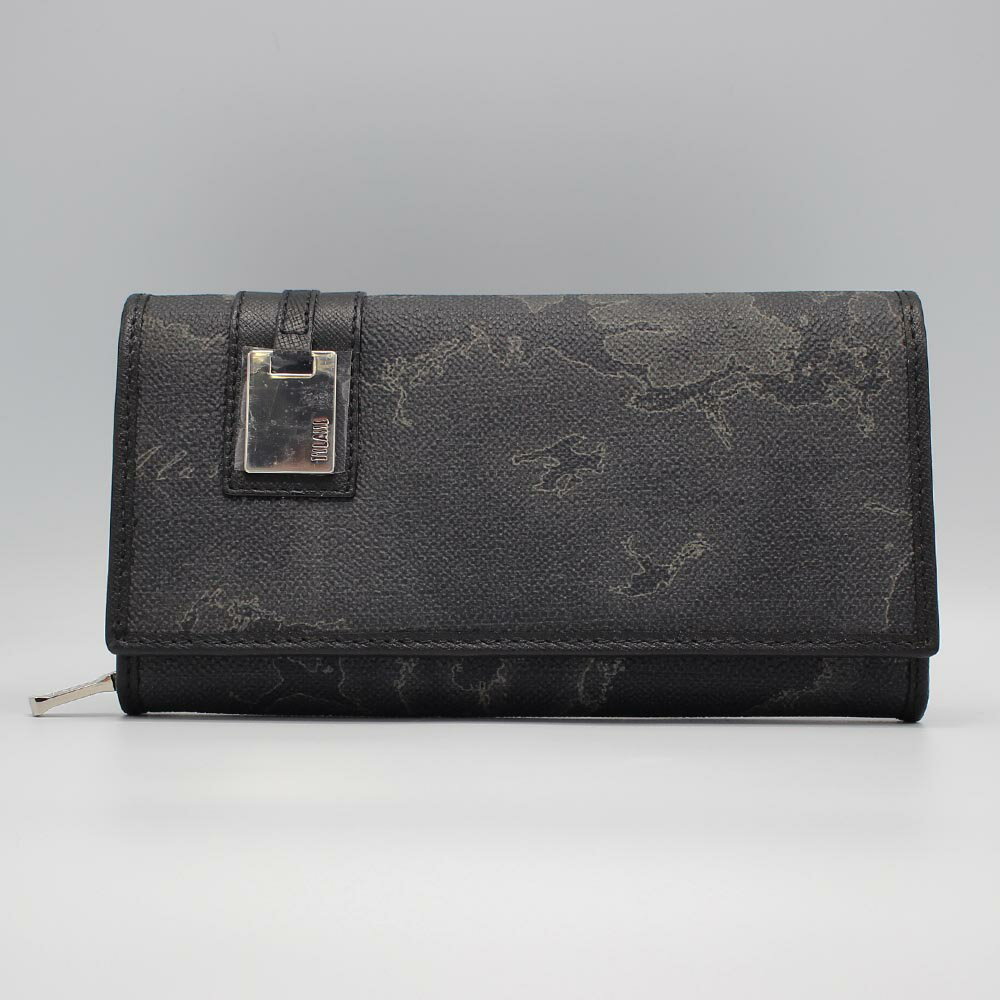 PRIMA CLASSE ≪プリマクラッセ≫ 長財布 W026 -6426 (#114) ブラック 世界地図柄 (画像1、2枚目の柄目をお送りします。) 【送料無料】【★セール価格】