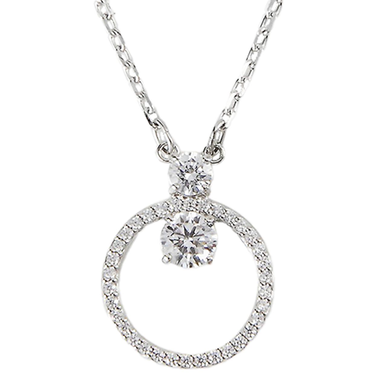 Rakuten - スワロフスキー　SWAROVSKI　ネックレス　5692261　Constella　コンステラ　ペンダント　ロジウムシルバー　ラウンドカット