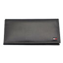 トミーヒルフィガー 長財布 メンズ トミーヒルフィガー　TOMMY HILFIGER　長財布　31TL19X013　ブラック Black　牛革 レザー　HIGHLAND　ハイランドシリーズ