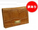 ■■■■■ 訳あり特価商品 ■■■■■FERRE ≪フェレ≫カードケース (名刺入れ) 91041-621-252ブラウン クロコ型押しレザー 【送料無料】※商品ごとの個体差がありますが、掲載写真のとおり「キズ」、「しわ」、「汚れ」ほかが見られます。