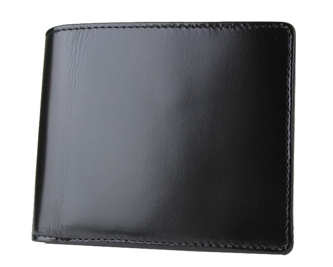 Other - ■■■　訳あり特価商品　■■■　　monte SPIGA　　≪モンテスピガ≫　ふたつ折り財布　MOSQS801BK　コードバン　黒　馬革　高級皮革　※　商品それぞれ個体差がございますが、元々の革素材が持っていた「小キズ、へこみ、筋皺、湾曲」などがございます。