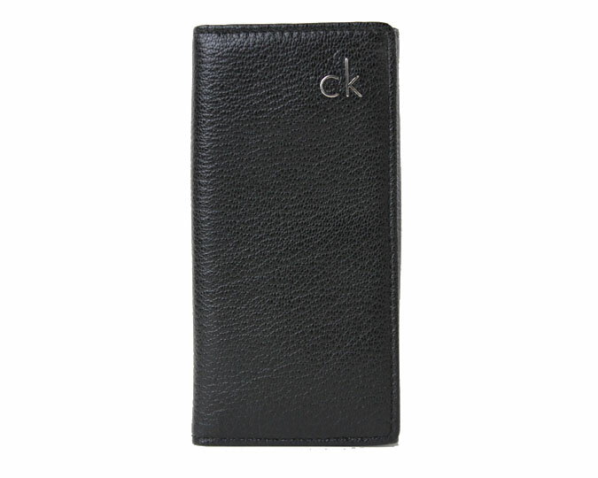 カルバンクライン キーケース（メンズ） ■■■■■　訳あり特価商品　■■■■■ #16　Calvin Klein　　≪カルバンクライン≫　キーケース K78400　ブラック　レザー　黒　【送料無料】※※　裏面にしわがございます。