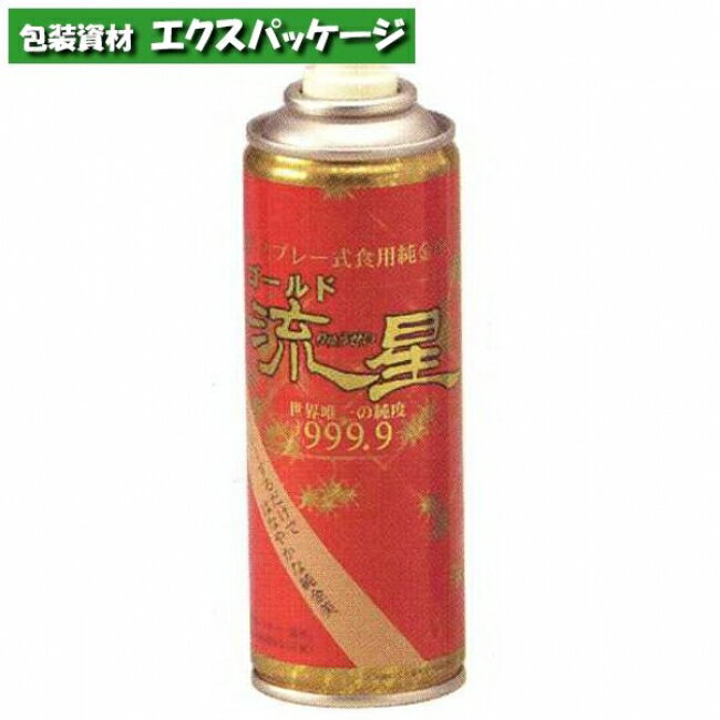 ツキオカ　金粉スプレー　ゴールド流星　大缶　140ml　740149　取り寄せ品　池伝