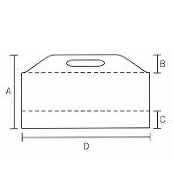 サイドバッグ　特小　シフォン(洋-6)　500枚入　ケース販売　取り寄せ品　リュウグウ 2