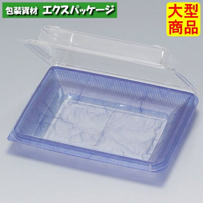 乐天商城 - スクエア　スクエア27　グラスブルー　フタ一体式　600枚　0521019　ケース販売　大型商品　取り寄せ品　福助工業