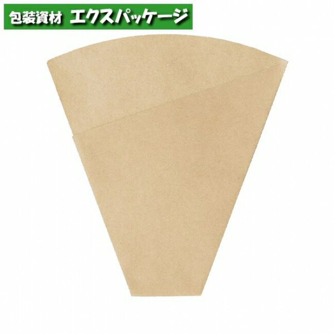 ポテト 03M 無地 茶 TSK05 8906507 2000枚入 ケース販売 取り寄せ品 天満紙器