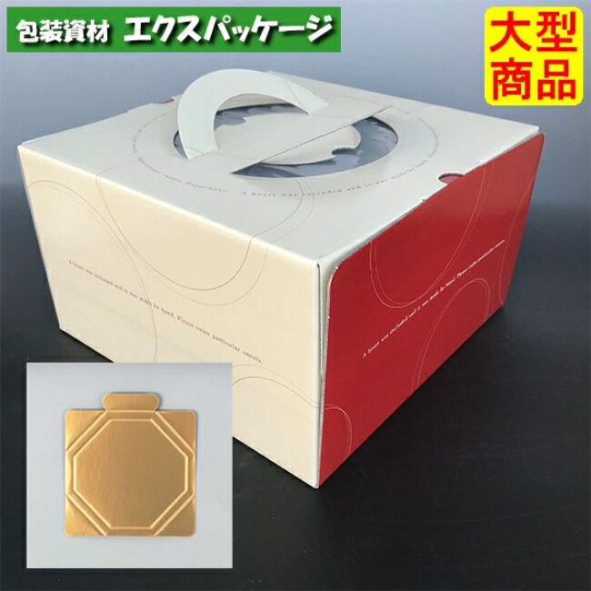 ループデコ 金台紙付 DE-178T 7号 デコレーションボックス 100枚入 ケース販売 大型商品 取り寄せ品 ヤマニパッケージ