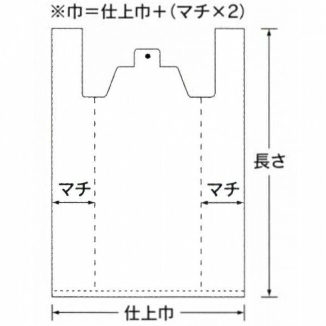 イージーバッグ　シルバー　XL　100枚　HDPE　0473464　福助工業 3