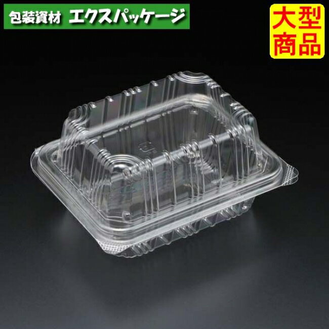 ユニコン　LS-28　透明　1200枚入　本体・蓋一体　5S28110　ケース販売　大型商品　取り寄せ品　スミ