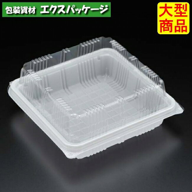 乐天商城 - ユニコン　LS-角4(盛)　W(白)　600枚入　本体・蓋一体　5LK4501　ケース販売　大型商品　取り寄せ品　スミ