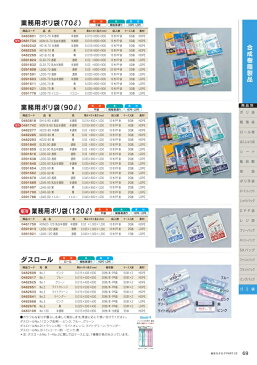 ダスロール　No.3　黒　1本(20枚)　LDPE　0482676　福助工業