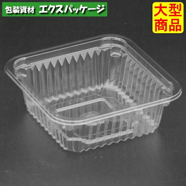 サイズ:110×110×38mm容量:270材質:バイオPET入数:2000(50×40袋)　商品説明素材:バイオPET耐熱性:60℃耐寒性:△耐油性:〇保温性:×特徴:透明・一部植物由来備考:日配・サラダ・フルーツ・冷し麺・冷総菜・お寿司・お刺身※取り寄せ商品の為、キャンセルや返品はお受けできません。