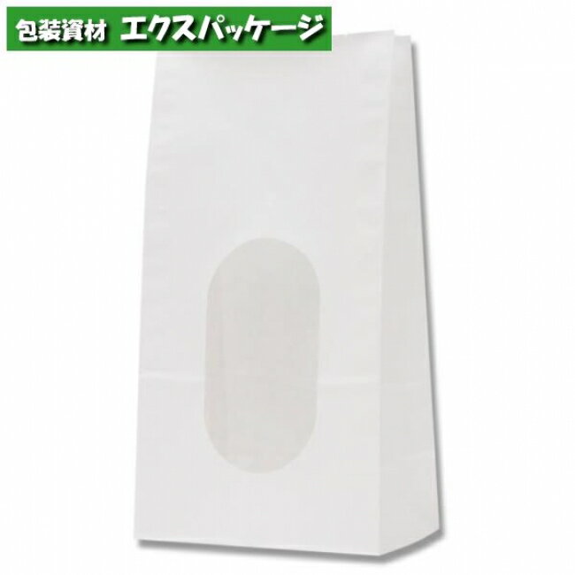 窓付袋 No.6 内側全面ラミネート 白無地 1000枚入 #004080600 ケース販売 取り寄せ品 シモジマ