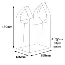 ニューイージーバッグ　L　乳白　100枚　HDPE　エンボス　0472727　福助工業 3