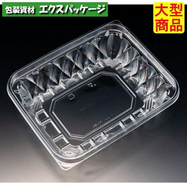 サイズ:195×160×48mm容量:945(首下容量715)材質:バイオPET入数:600(50×12袋)　商品説明素材:バイオPET耐熱性:60℃耐寒性:△耐油性:〇保温性:×特徴:透明・一部植物由来備考:日配・サラダ・フルーツ・冷し麺・冷総菜・お寿司・お刺身※取り寄せ商品の為、キャンセルや返品はお受けできません。
