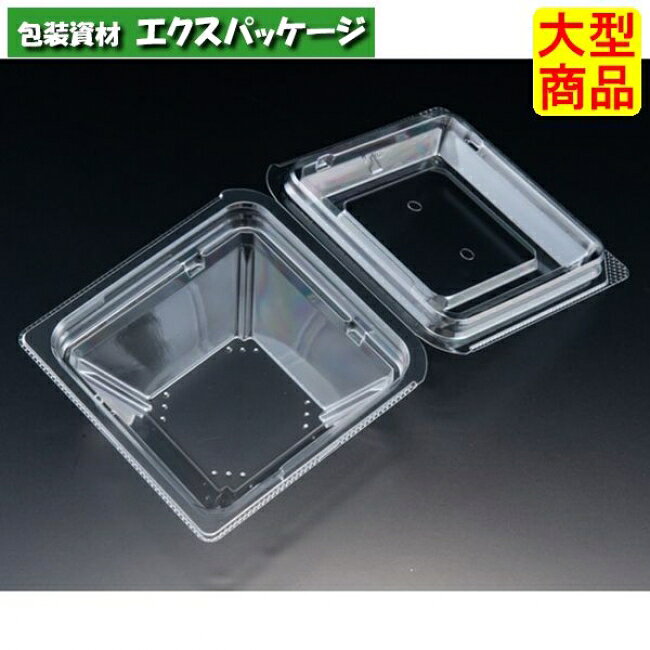 サイズ:104×104×14/44mm容量:230材質:バイオPET入数:750(50×15袋)　商品説明素材:バイオPET耐熱性:60℃耐寒性:△耐油性:〇保温性:×特徴:透明・一部植物由来備考:日配・サラダ・フルーツ・冷し麺・冷総菜・お寿司・お刺身※取り寄せ商品の為、キャンセルや返品はお受けできません。