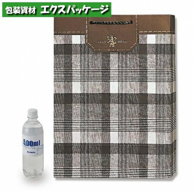 DXチャームバッグ　DXKA　ゴールドチェック　10枚入　#005122754　バラ販売　取り寄せ品　シモジマ