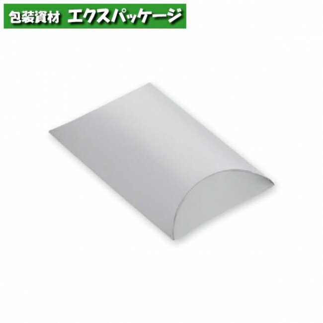 ギフトボックス ギフトBOX ピローボックス AX-5 銀 10枚入 #006899918 バラ販売 取り寄せ品 シモジマ
