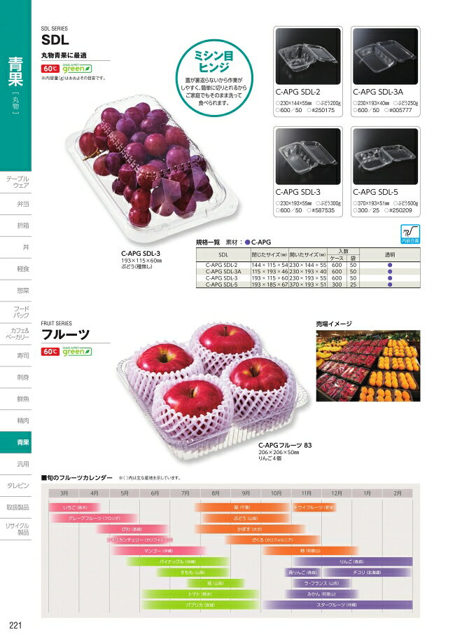 袋 容器 製菓 エクスパッケージのC-APG　フルーツ　80　透明　本体のみ　1200枚入　#380154　ケース販売　大型商品　取り寄せ品　中央化学｜アングル2