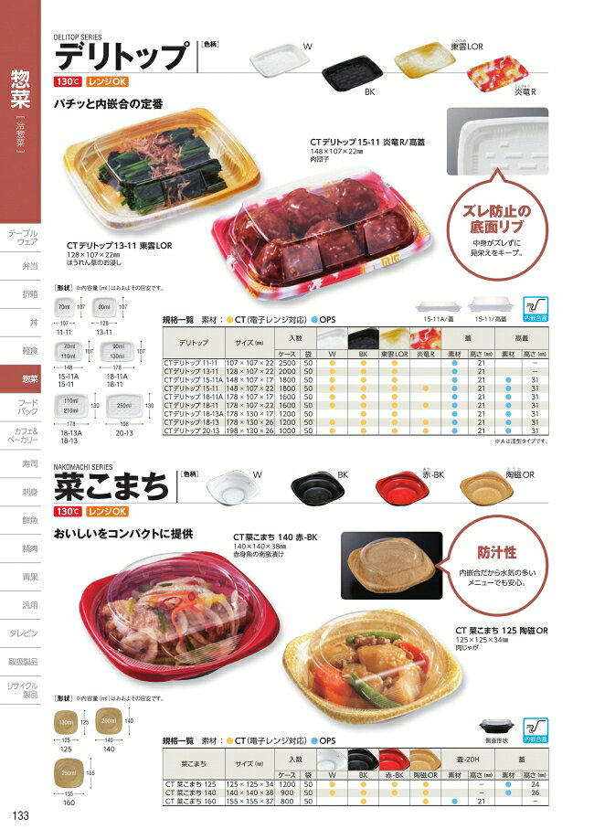 袋 容器 製菓 エクスパッケージのCT　デリトップ　20-13　BK　本体のみ　1000枚入　#224022　ケース販売　大型商品　取り寄せ品　中央化学｜アングル2
