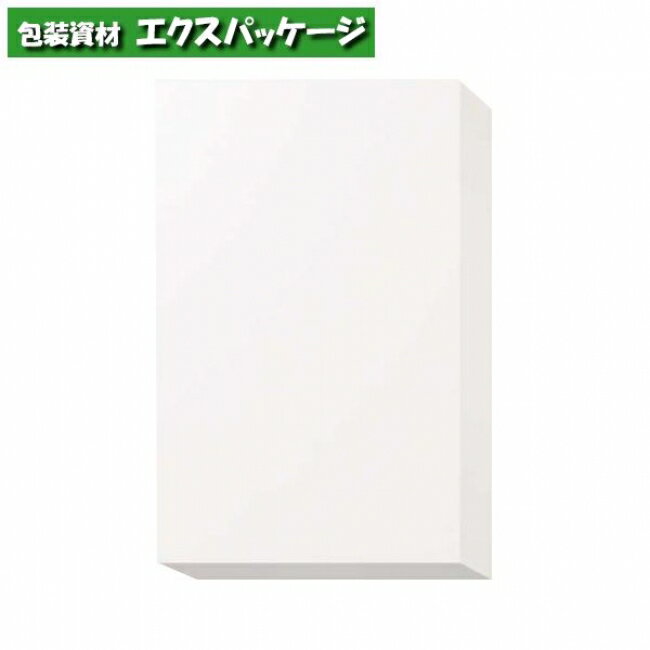 デラックス白無地箱　H-34N　バスタオル用　10枚入　#006817401　バラ販売　シモジマ