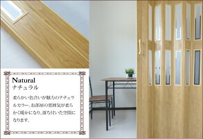パネルドア窓付【約100cm×196cm】パーテーション間仕切りアコーディオンドアアコーディオンカーテン