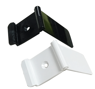 コンパクトロールスクリーン専用 L型粘着ブラケット 2個入り (三段ボックス他、両面テープで取付用/代..