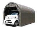 パイプ車庫張替シート3幕セット 2540U・2540B共通 軽自動車用 間口2.5m×奥行4m×高さ2.4m SB色【天幕・前幕・後幕シートのみ】送料無料