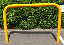 車止めゲート 鉄製 Φ76.3mm x W1500mm x H800mm 固定式『F8-15』 自宅前・駐車場・歩道で車をガード 格安 DIY 送料無料