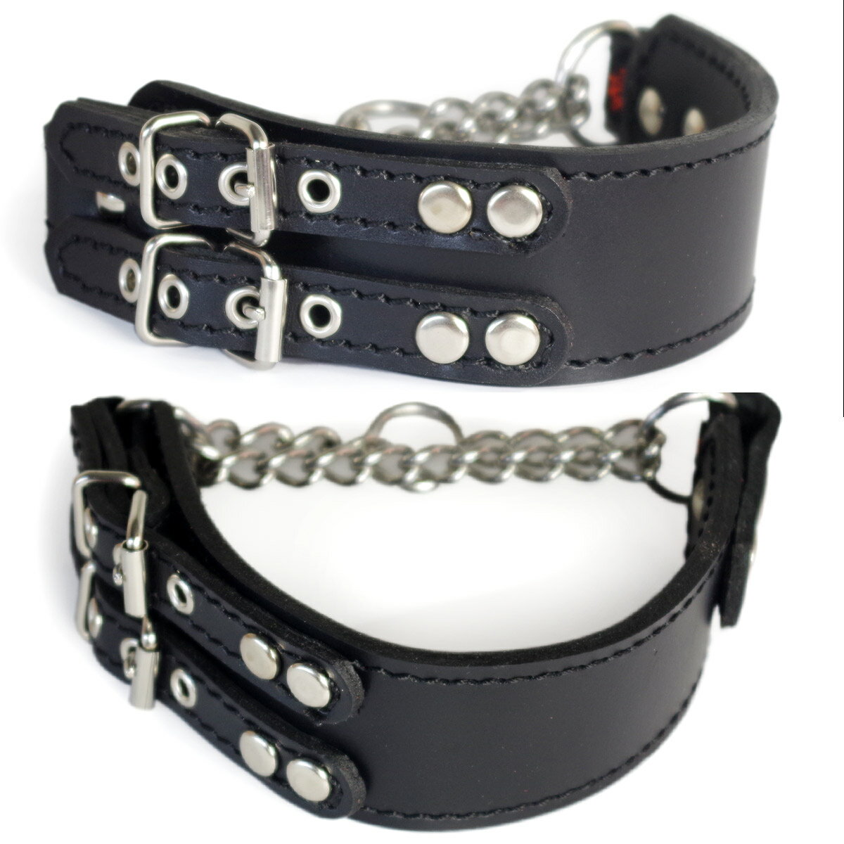 アウトレット:ウィペット系用4cm幅ハーフチョーカー(頭周り33cm)