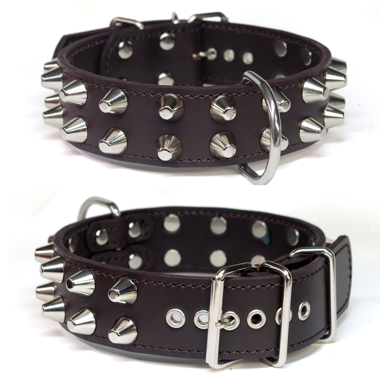Rakuten - アウトレット⚫︎大型犬用4cm幅革首輪(43cm）