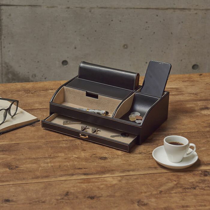 【 インテリア雑貨 おしゃれ 】 オーバーナイター 誕生日 バースデー プレゼント 男性向け ギフト Elementum トレー 小物入れ 卓上トレイ 収納ケー...