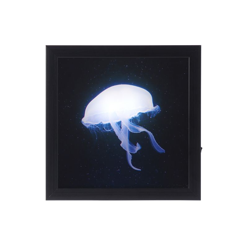 夏 涼感 【 北欧 インテリア雑貨 おしゃれ 壁掛け 新築祝い 人気 モダン 】 LED アートボード くらげ クラゲ アクアリウム グッズ 癒し オシャレ 雑貨 北欧雑貨 おすすめ 玄関 居間 リビング 寝室 周り インテリア ギフト 転居祝い 引越祝い 開店祝い 開業祝い 敬老の日 [2]