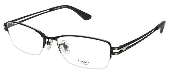 楽天アイウェア・デルタメガネ POLICE ポリス チタンフレーム 国内正規代理店品 2025年モデル VPLR33J-0531【送料無料】【コンビニ受取対応商品】