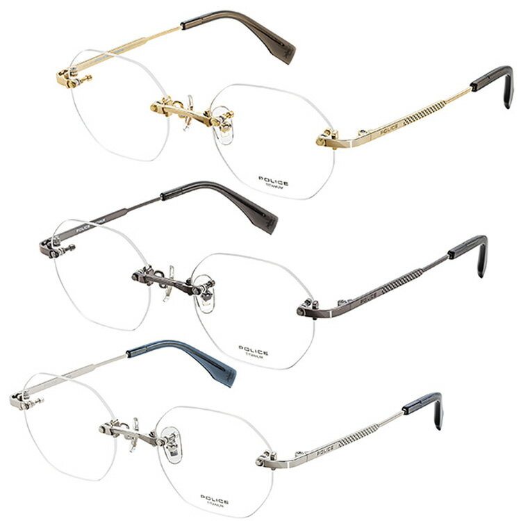 POLICE ポリス チタンフレーム 国内正規代理店品 2025年秋モデル VPLT93J