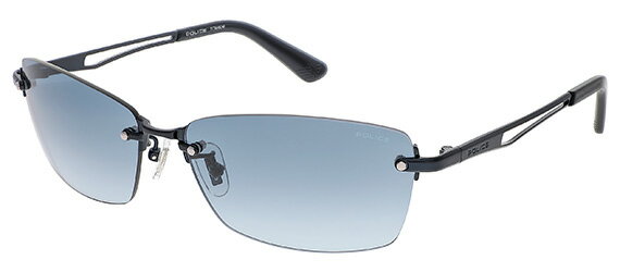 POLICE ポリス サングラス 2025年モデル SPLQ06J-0N40 国内正規代理店商品 チタンフレーム 2ポイント フチなし【送料無料】UVカット メンズ 新作 人気サングラス 【コンビニ受取対応商品】