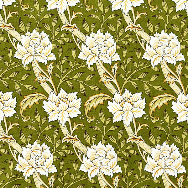 ベスト・オブ・モリス・モリス・マナー・ハマースミス/セージ MO4872 コットンプリント生地