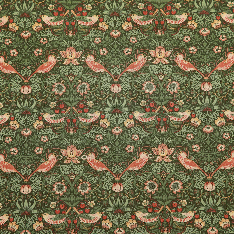 モリス ベスト・オブ・モリス いちご泥棒 2020-FALL グリーン MO-4163 コットンプリント生地