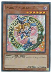 楽天HOBBY SHOP　ファミコンくん英語版　LDS3　茶　Dark Magician Girl（U）（1st）（ブラック・マジシャン・ガール）