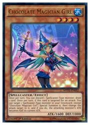英語版 茶 Chocolate Magician Girl(U)(1st)(チョコ・マジシャン・ガール)(MVP1-EN052)