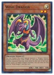 英語版　茶　Wish Dragon(SR)(1st)(ウィッシュ・ドラゴン)(CYAC-EN093)