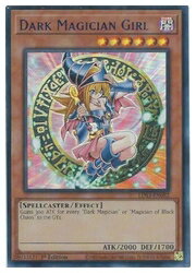 楽天HOBBY SHOP　ファミコンくん英語版　茶　Dark Magician Girl（U）（赤）（1st）（ブラック・マジシャン・ガール）（LDS3-EN082）