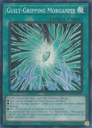 英語版　緑　Guilt-Gripping Morganite(SR)(1st)(咎を擁く魔瞳)(DUAD-EN070)