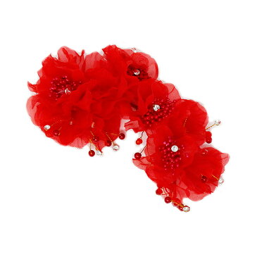 ヘッドドレス 髪飾り 花かんむり 花嫁 ウエディング ヘッドドレス fhds010rd