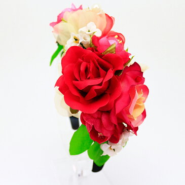 カチューシャ 花冠 ウェディング ヘッドドレス 花かんむり 結婚式 花嫁 子供 花かんむり キッズ カチューシャ 造花 髪飾り fka01s