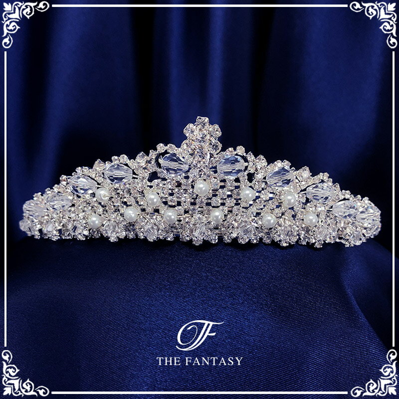 ティアラ 結婚式 ウエディング 披露宴 ブライダル tiara 花嫁 髪飾り 在庫一掃セールプレゼント 贈呈対象 ft7103sr