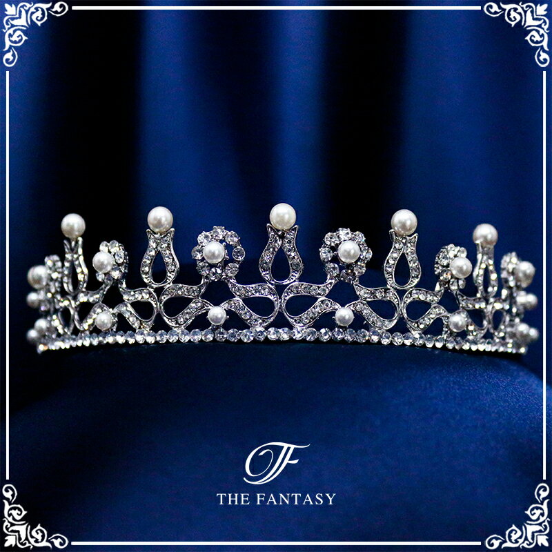 ティアラ 結婚式 ウエディング 披露宴 ブライダル tiara 花嫁 髪飾り 在庫一掃セールプレゼント 贈呈対象 ft8009plsr