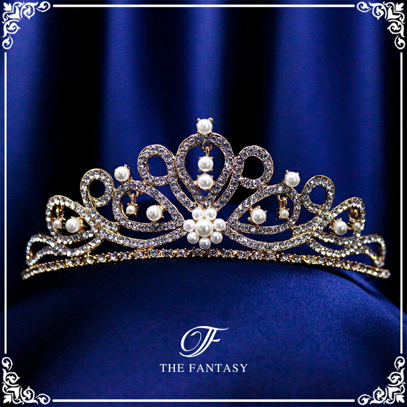 ティアラ 結婚式 ウエディング 披露宴 ブライダル tiara 花嫁 髪飾り 在庫一掃セールプレゼント 贈呈対象 ft8035plgd