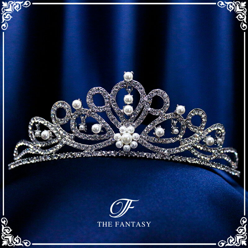 ティアラ 結婚式 ウエディング 披露宴 ブライダル tiara 花嫁 髪飾り 在庫一掃セールプレゼント 贈呈対象 ft8035plsr