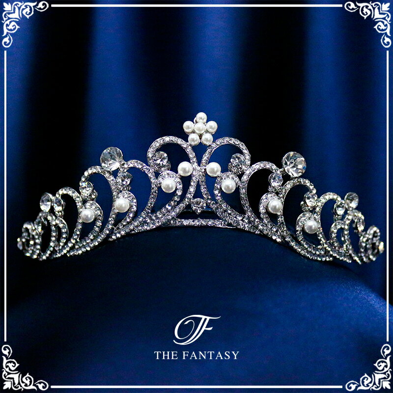 ティアラ 結婚式 ウエディング 披露宴 ブライダル tiara 花嫁 髪飾り 在庫一掃セールプレゼント 贈呈対象 ft8040plsr